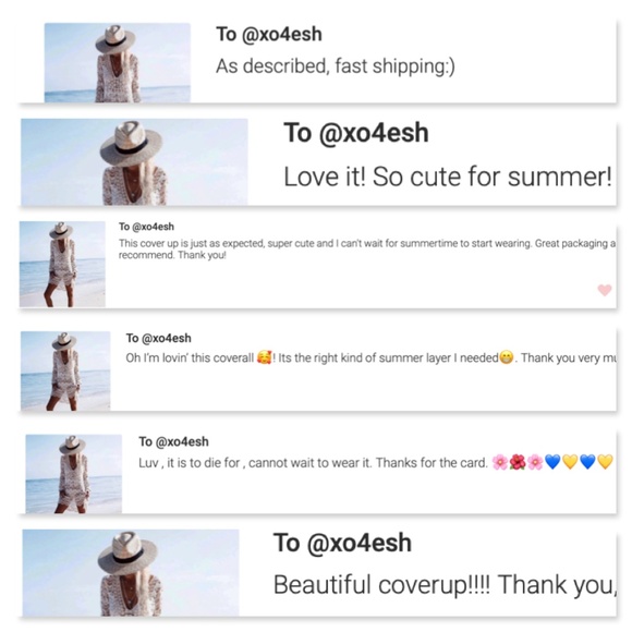 Crochet Beach Cover Up Deep V Neck Dress - Picture 7 of 16